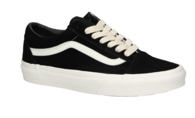 Vans old skool sale herringbone lace black white